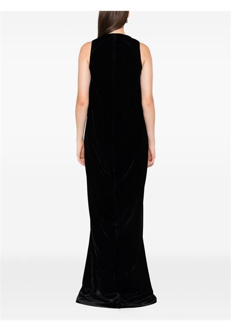 Abito da sera in velluto in nero Rick owens - donna RICK OWENS | RP02E4575V09